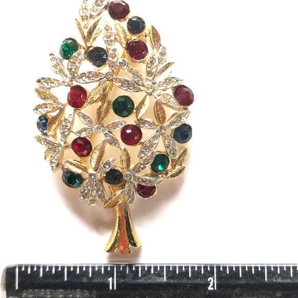 Sphinx of England Vintage Christmas tree brooch - Picture 4 of 8